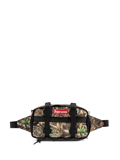 Supreme Camouflage Belt Bag In Black