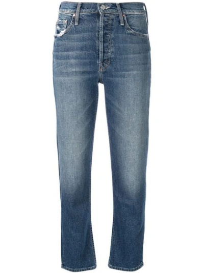 Mother Tomcat Cropped Jeans In We All Scream