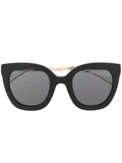 Gucci Oversized Cat Eye Sunglasses In Black