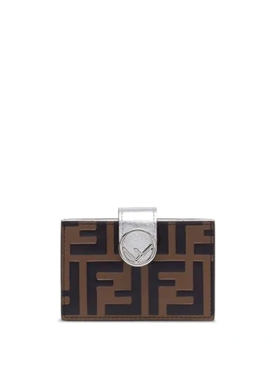 Fendi Maya Cardholder In Silver