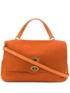 Zanellato Abgerundete Handtasche In Orange