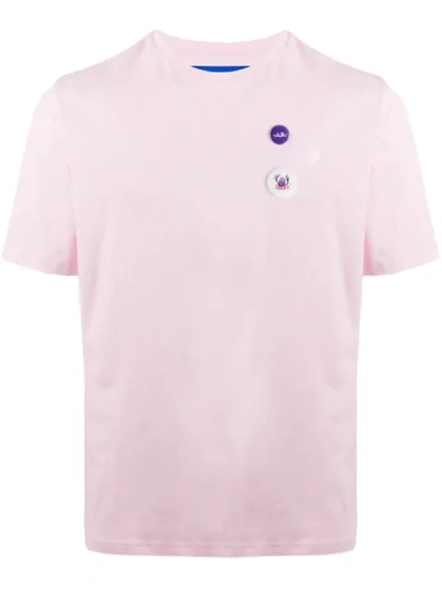 Anton Belinskiy Badge T-shirt In Pink