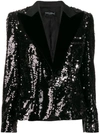 Dolce & Gabbana Dolce&gabbana Sequin Embroidered Blazer In Gold