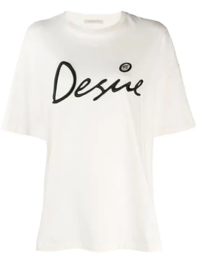 Christopher Kane Desire T-shirt In Neutrals