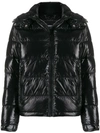 Duvetica Hooded Puffer Jacket In 999 Nero