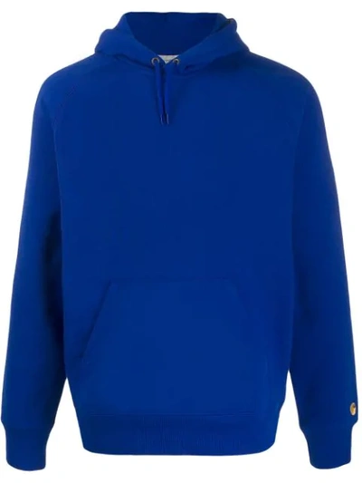 Carhartt Chase Relaxed-fit Hoodie In Blue