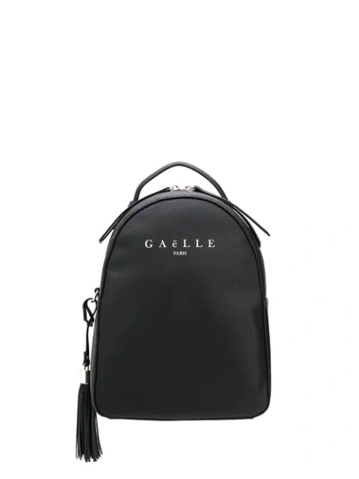 Gaëlle Bonheur Logo Stamp Backpack In Black