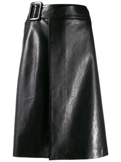 Ermanno Scervino A-line Wrapped Skirt In Black