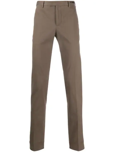 Pt01 Straight-leg Trousers In Neutrals