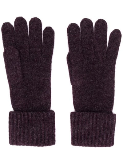 N•peal Gerippte Handschuhe In Purple