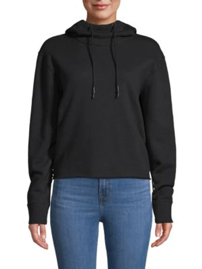 Rag & Bone Rag And Bone Black Amelia Lace-up Hoodie