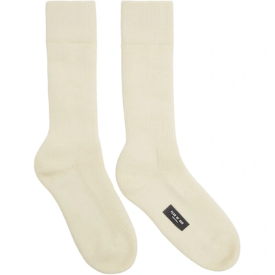 Fear Of God Merino Wool Blend Crew Socks In 107cream