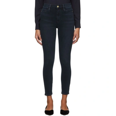 Frame Ali High-rise Cigarette Skinny Jeans In Byxbee