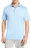 Peter Millar Watts Regular Fit Stretch Jersey Performance Polo In Cottage Blue