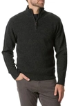 Rodd & Gunn Charlestown Quarter Zip Sweater In Jungle