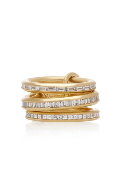 Spinelli Kilcollin Manava Set-of-three 18k Gold Diamond Rings
