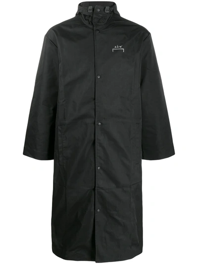 A-cold-wall* Oversized Hooded Coat In Black