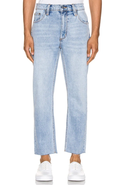 Rolla's Relaxo Ankle Straight Leg Jeans In Original Stone