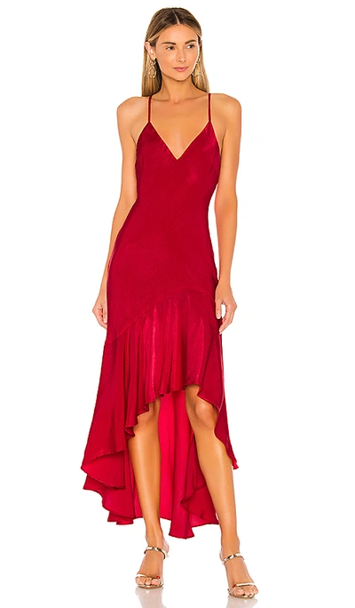 House Of Harlow 1960 X Revolve Mirna Dress In Crimson
