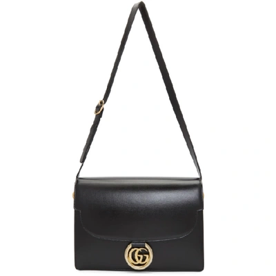 Gucci Black Gg Ring Bag In 1000 Black