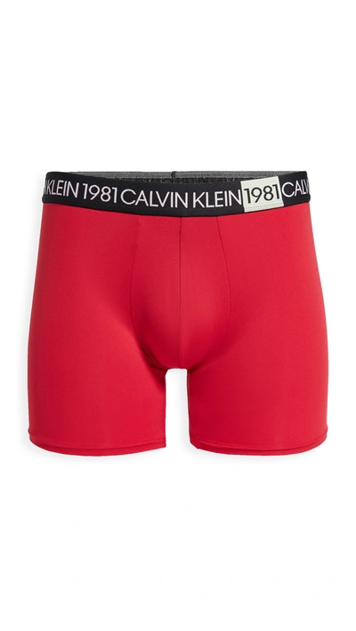 Calvin Klein Underwear 1981 Micro Boxer Briefs In Temper