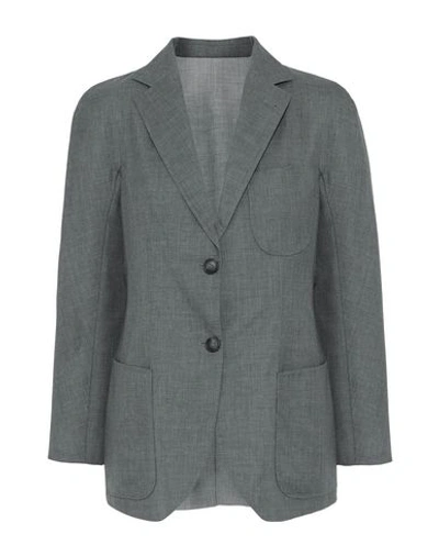 Giorgio Armani Suit Jackets In Grey