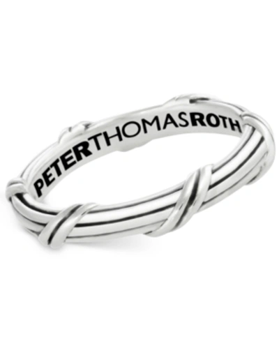 Peter Thomas Roth Overlap Band In Sterling Silver 3mm