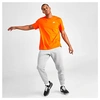 Nike Sportswear Club Fleece Cuffed Jogger Pants In Dark Grey Heather/matte Silver/white