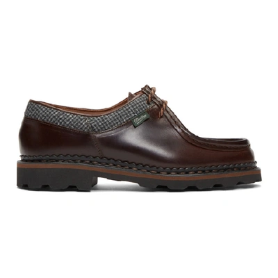Ermenegildo Zegna Brown Paraboot Edition Michael Derbys | ModeSens