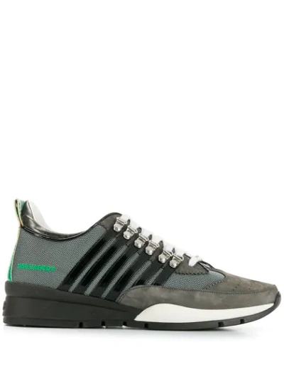 Dsquared2 251 Sneakers In Grey Leather