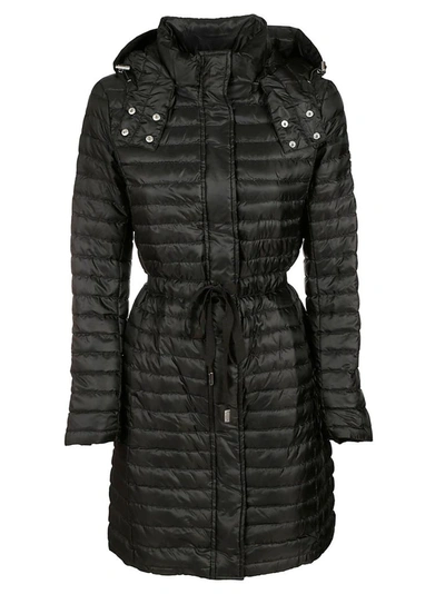 Michael Kors Black Quilted Hooded Padded Coat