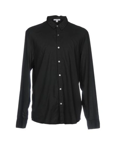 James Perse Shirts In Black