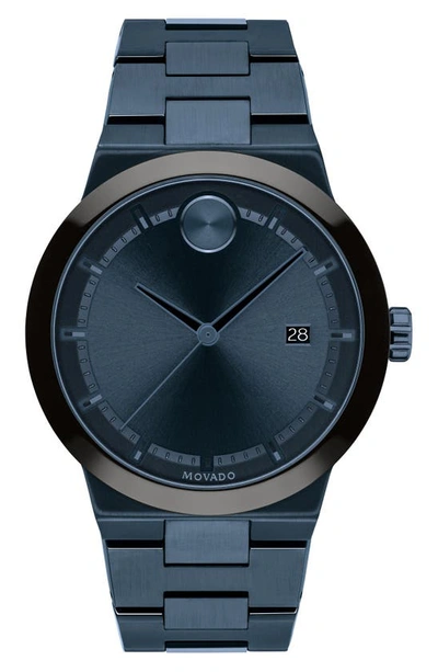 Movado Bold Bracelet Watch, 42mm In Blue