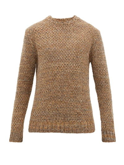 Barena Venezia Mélange Wool-blend Sweater In Yellow