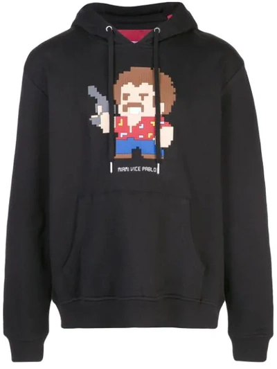 Mostly Heard Rarely Seen 8-bit Miami Vice Pablo Pixelated Hoodie In Black