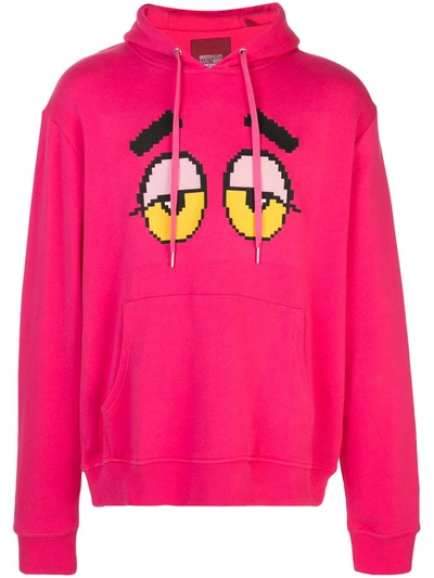 Mostly Heard Rarely Seen 8-bit Drowsy Hoodie In Pink