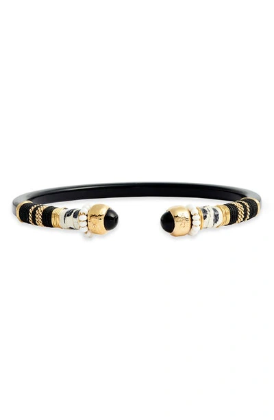 Gas Bijoux Sari Cuff In Black