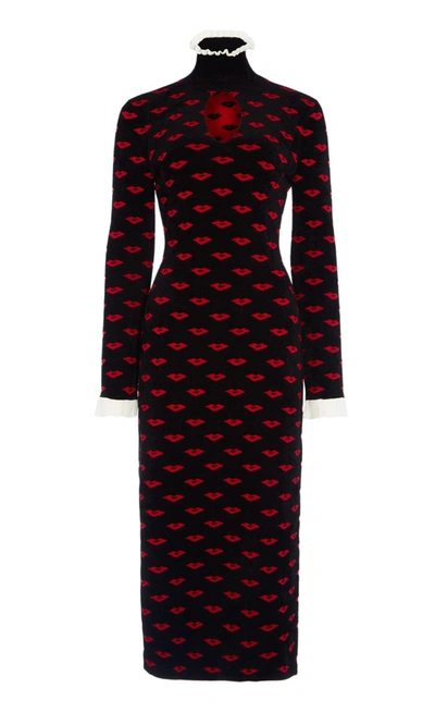 Temperley London Suzy Fitted Dress In Black