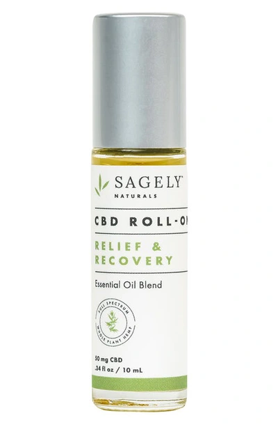 Sagely Naturals Relief & Recovery Cbd Roll-on Essential Oil Blend