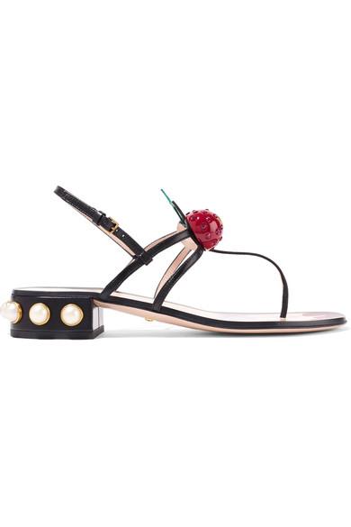 gucci cherry sandals