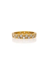 Sethi Couture Stella Diamond Eternity Band In Yellow Gold/ Diamond