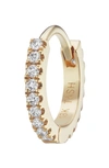 Maria Tash Diamond Eternity Clicker In Yellow Gold