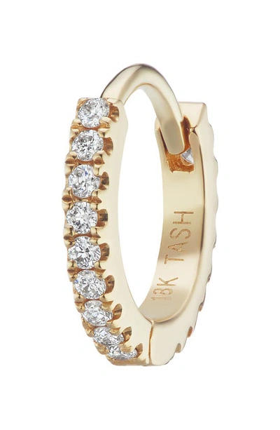 Maria Tash Diamond Eternity Clicker In Yellow Gold