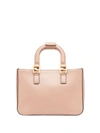 Fendi Small Top Handle Ff Tote In Pink