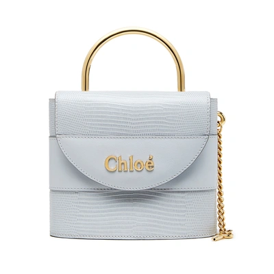 Chloé Aby Lock Bag In Light Cloud