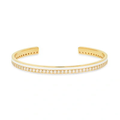 Colette Jewelry Galaxia White Bracelet In Yellow Gold/white