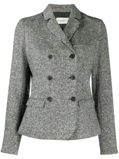 Holland & Holland Double-breasted Blazer Jacket In Grey