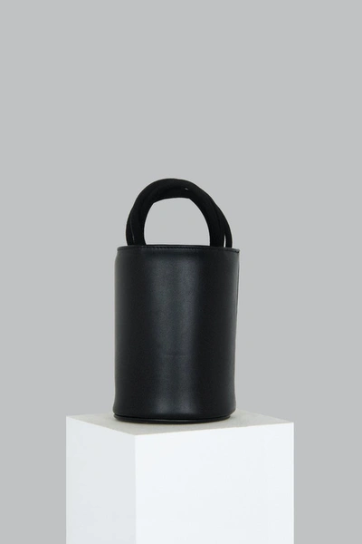 Folklore Medium Kyklos Black Leather Bag