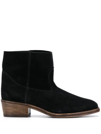 Forte Forte Slip-on Ankle Boots In Black