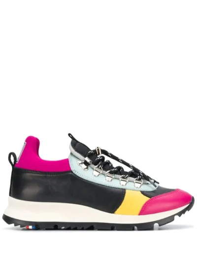 Philippe Model Rossignol X Pm Multicolour Leather Sneakers